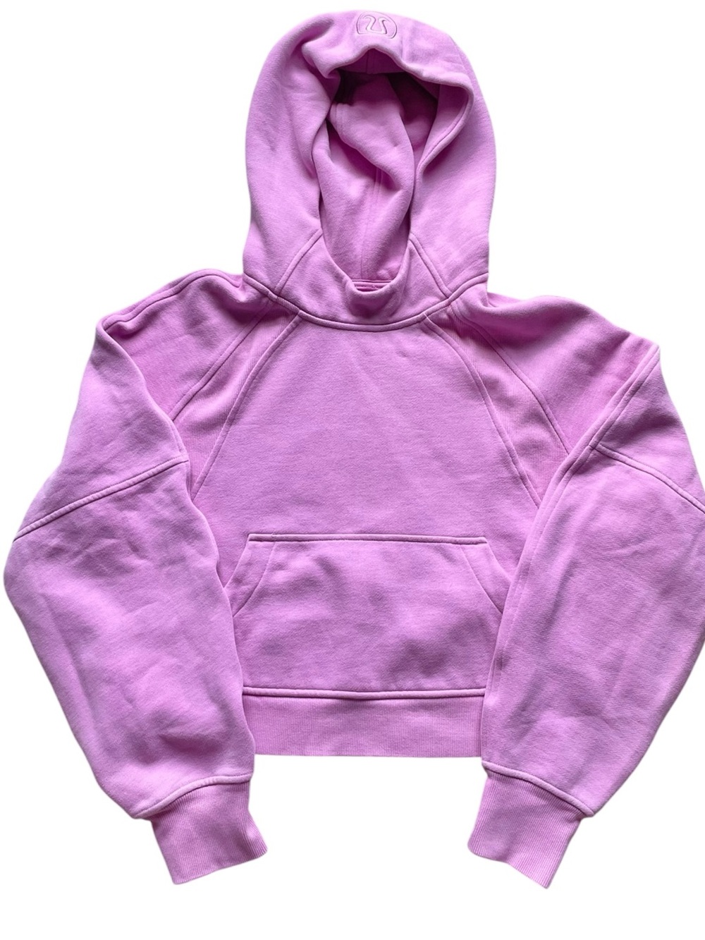 Lululemon Scuba Oversized Cropped Hoodie
Dahlia Mauve Pink Women’s XS/S EUC 118$